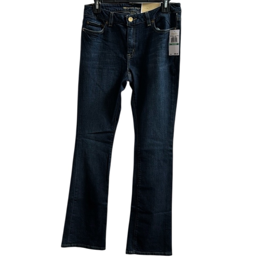 Michael Kors Dark Blue Jet Set Boot Cut Jeans